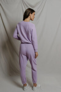 PERFECT WHITE TEE-JOHNNY SWEATPANT ULTRAVIOLET