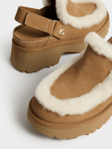 UGG-NEW HEIGHTS ESMEE CLOG CHESTNUT