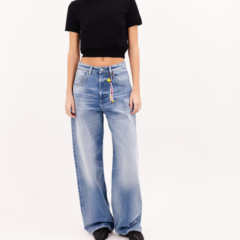 CON DENIM-POPPY WOMEN’S WIDE LEG JEANS
