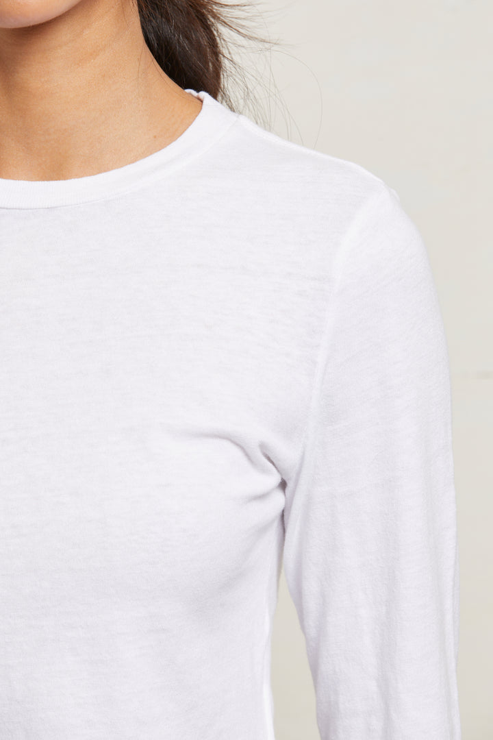 PERFECT WHITE TEE–JAMIE RECYCLED COTTON CREW TEE WHITE