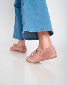 jeffery campbell-Yachting Day Boat Dusty Pink Suede Brush