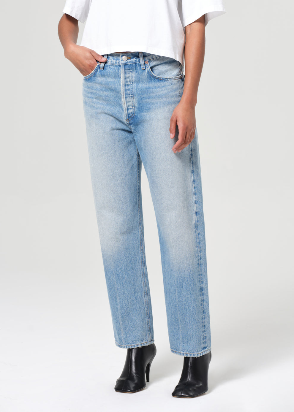 AGOLDE–90'S MID RISE STRAIGHT VAULT