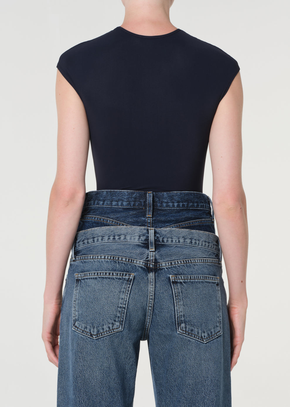 AGOLDE–NADIA BODYSUIT NAVY
