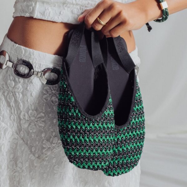 FLOWZE-FLÒ ROPES MULE GREEN BLACK
