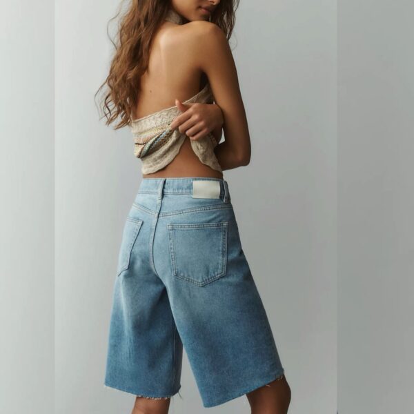DL1961-ABBY RELAXED DENIM SHORTS BAYSIDE