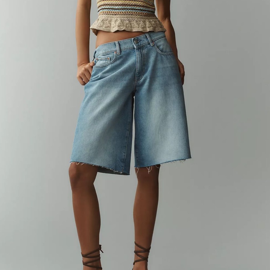 DL1961-ABBY RELAXED DENIM SHORTS BAYSIDE