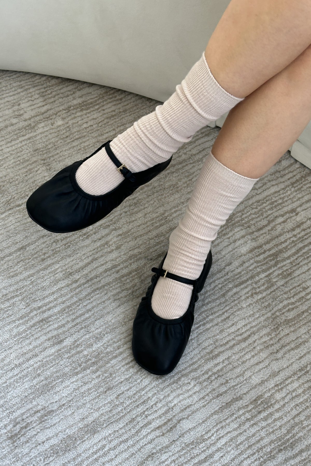 LE BON SHOPPE-TROUSER SOCKS EGGNOG