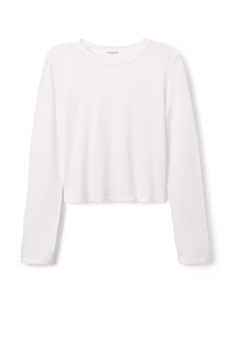PERFECT WHITE TEE–JAMIE RECYCLED COTTON CREW TEE WHITE