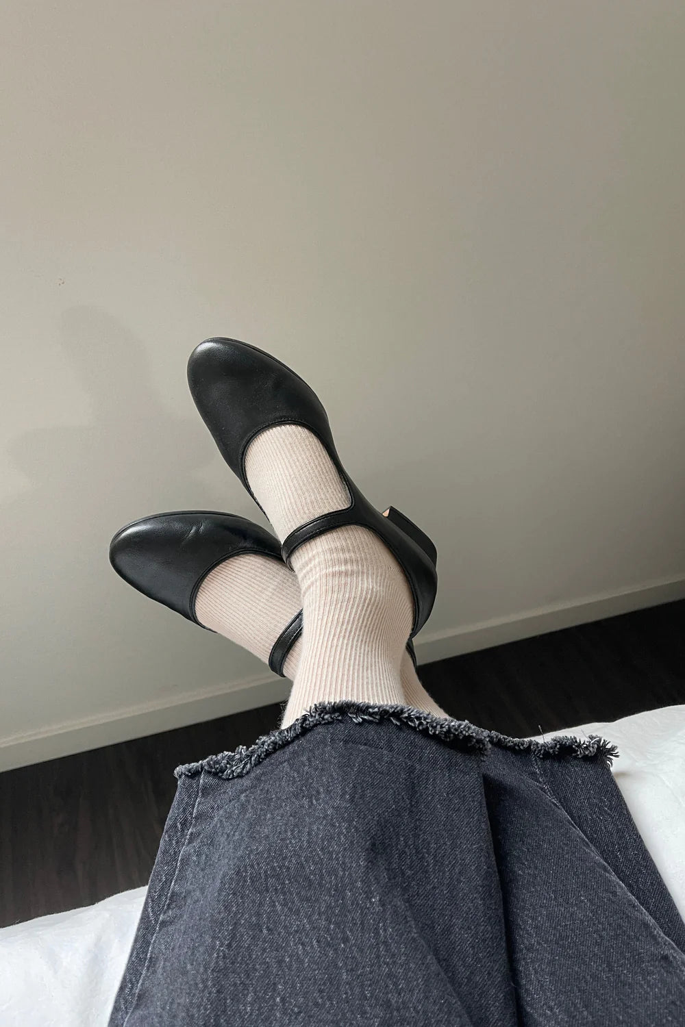 LE BON SHOPPE-TROUSER SOCKS EGGNOG
