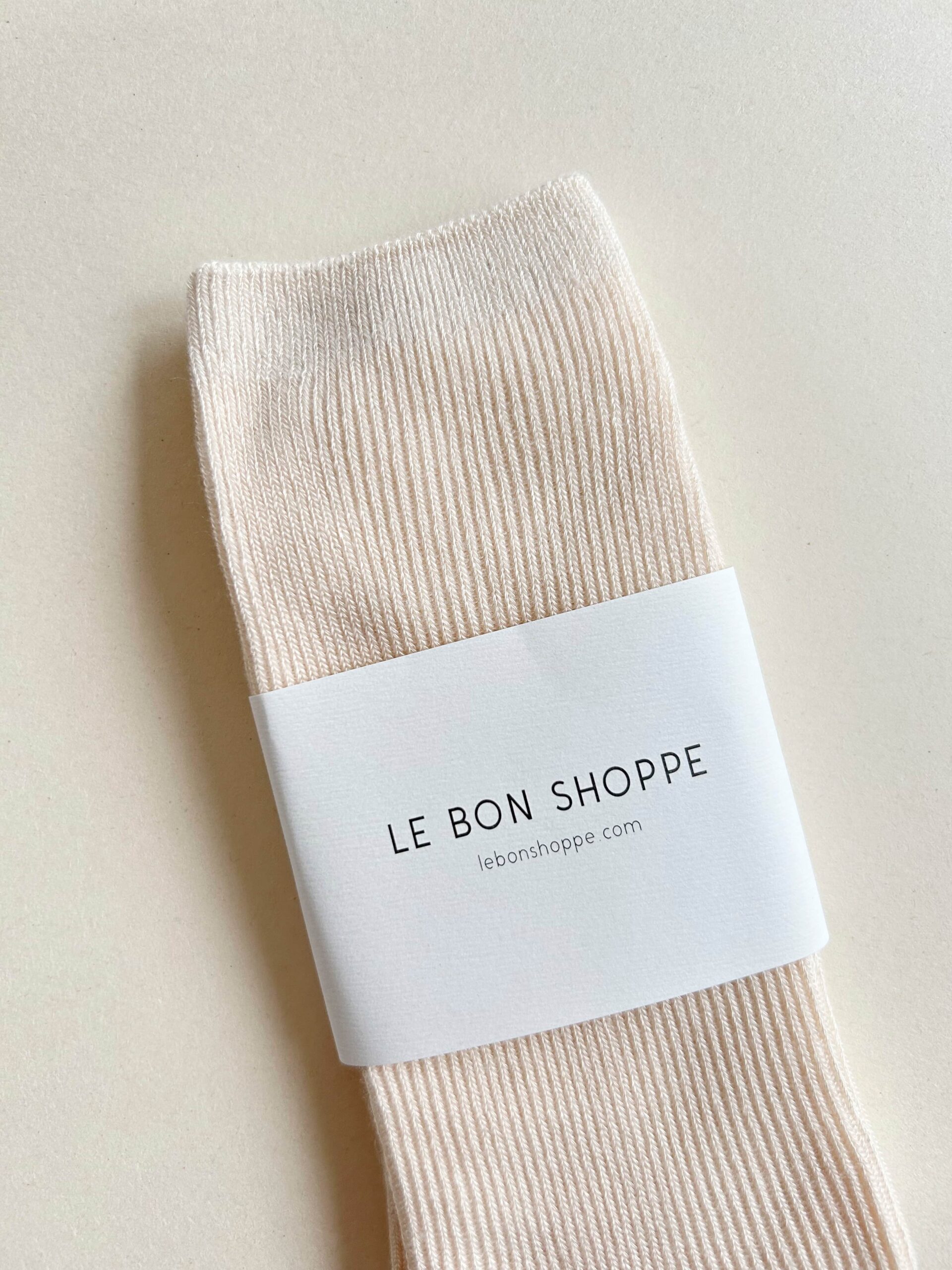 LE BON SHOPPE-TROUSER SOCKS EGGNOG