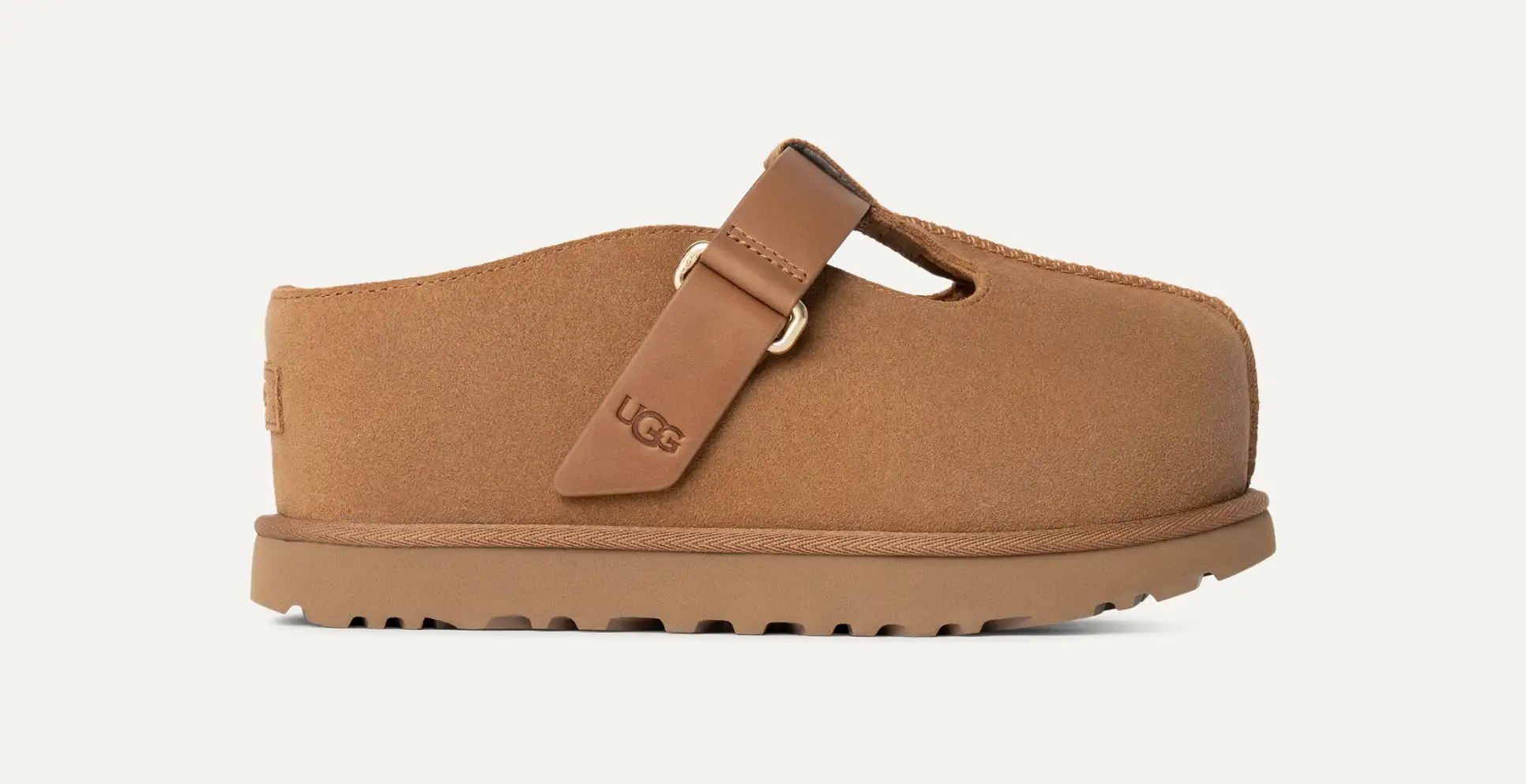 UGG-GOLDENSTAR HI CLOG CHESTNUT 1167550-CHESTNUT