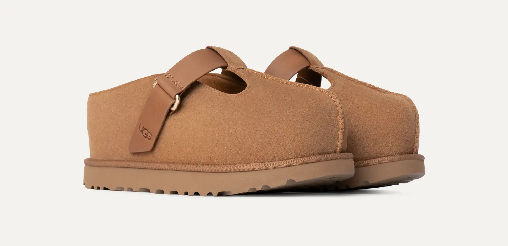 UGG-GOLDENSTAR HI CLOG CHESTNUT 1167550-CHESTNUT