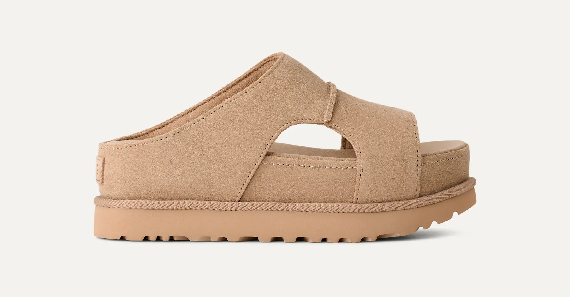 UGG-GOLDENSTAR HI CUTOUT SLIDE SANDAL SAND 1175132-SAN