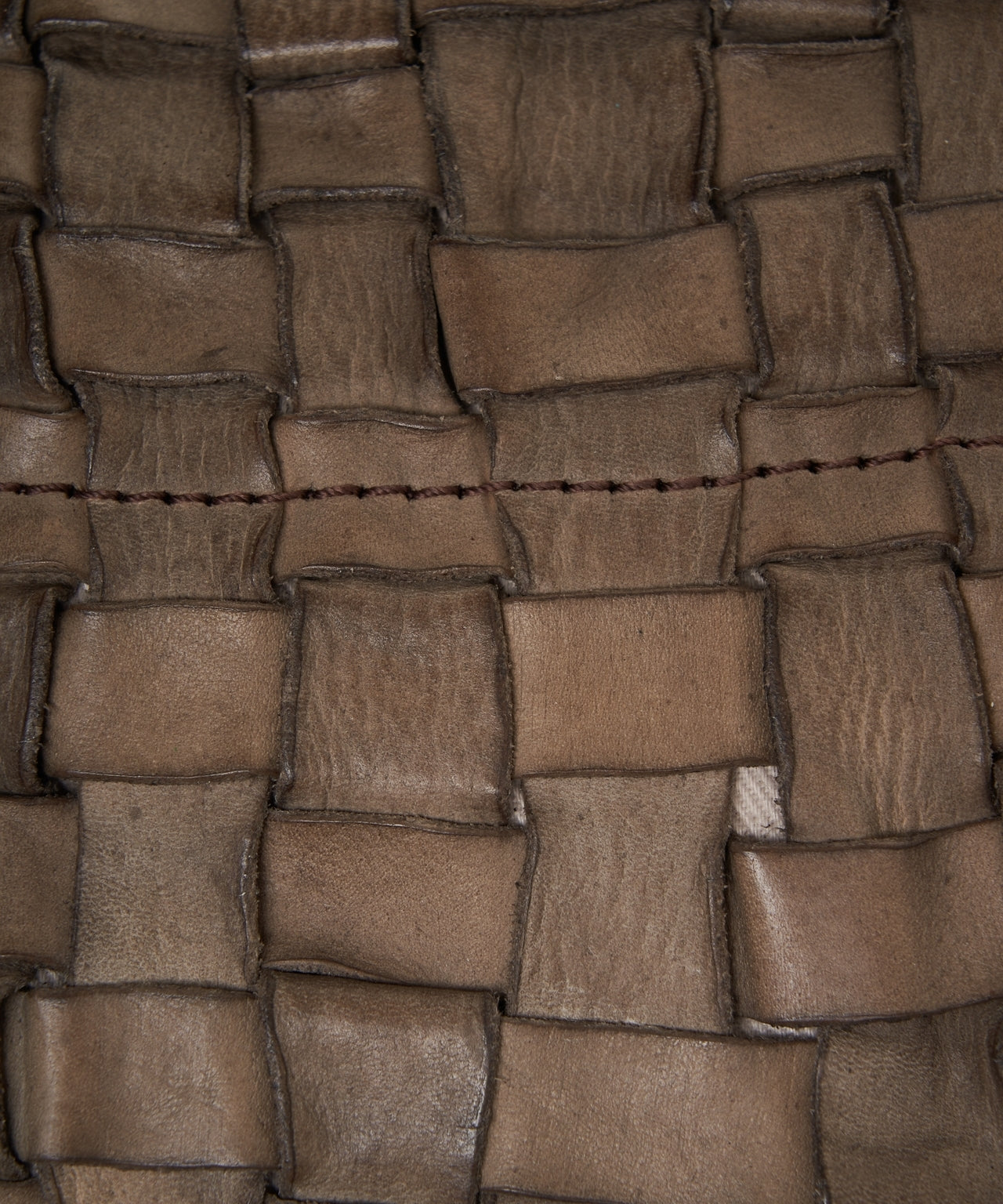 CAMPOMAGGI-BRAIDED SHOULDER BAG MILITARY