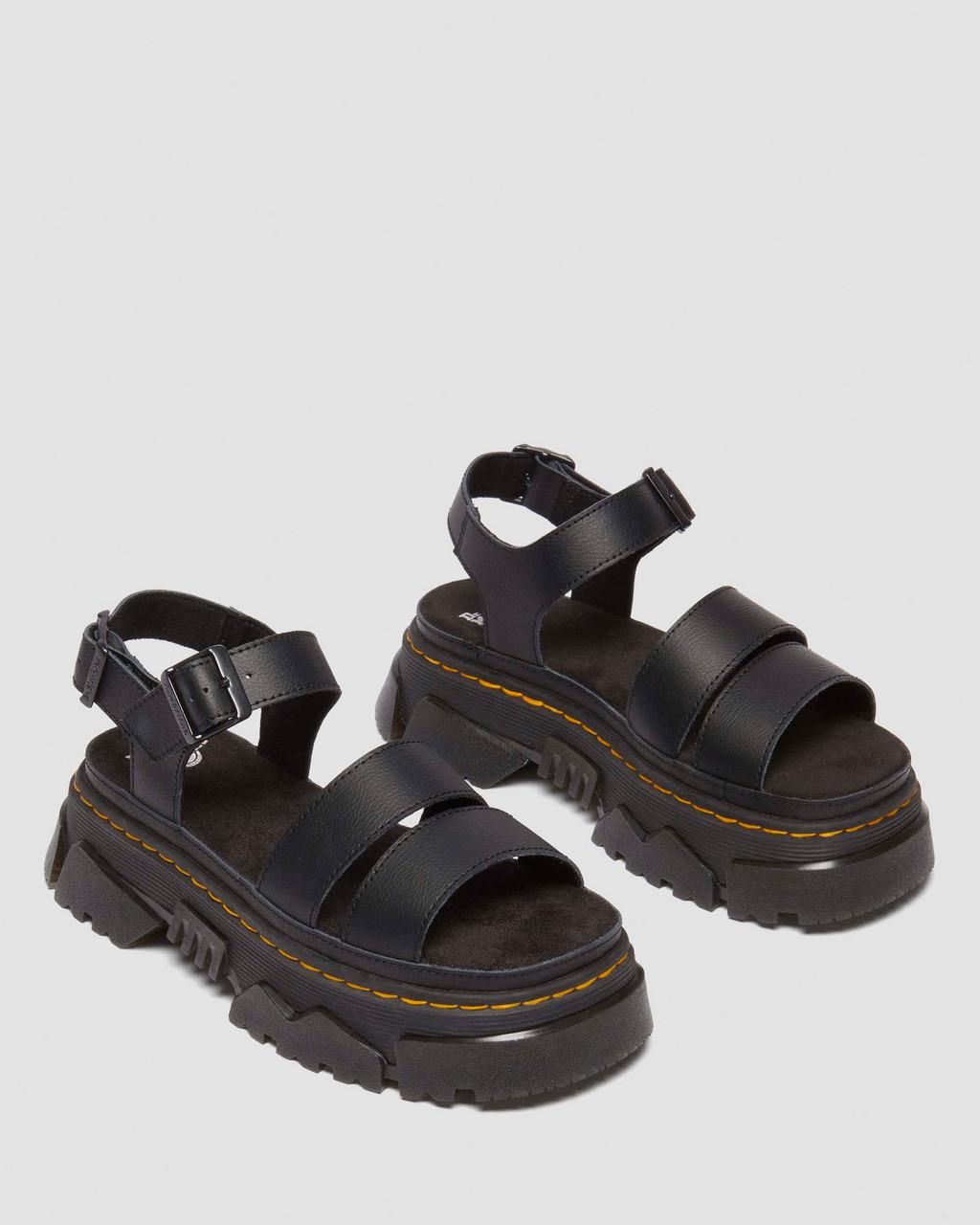 DR. MARTENS – MATTISON 2 STRAP SANDALS BLACK 41660001