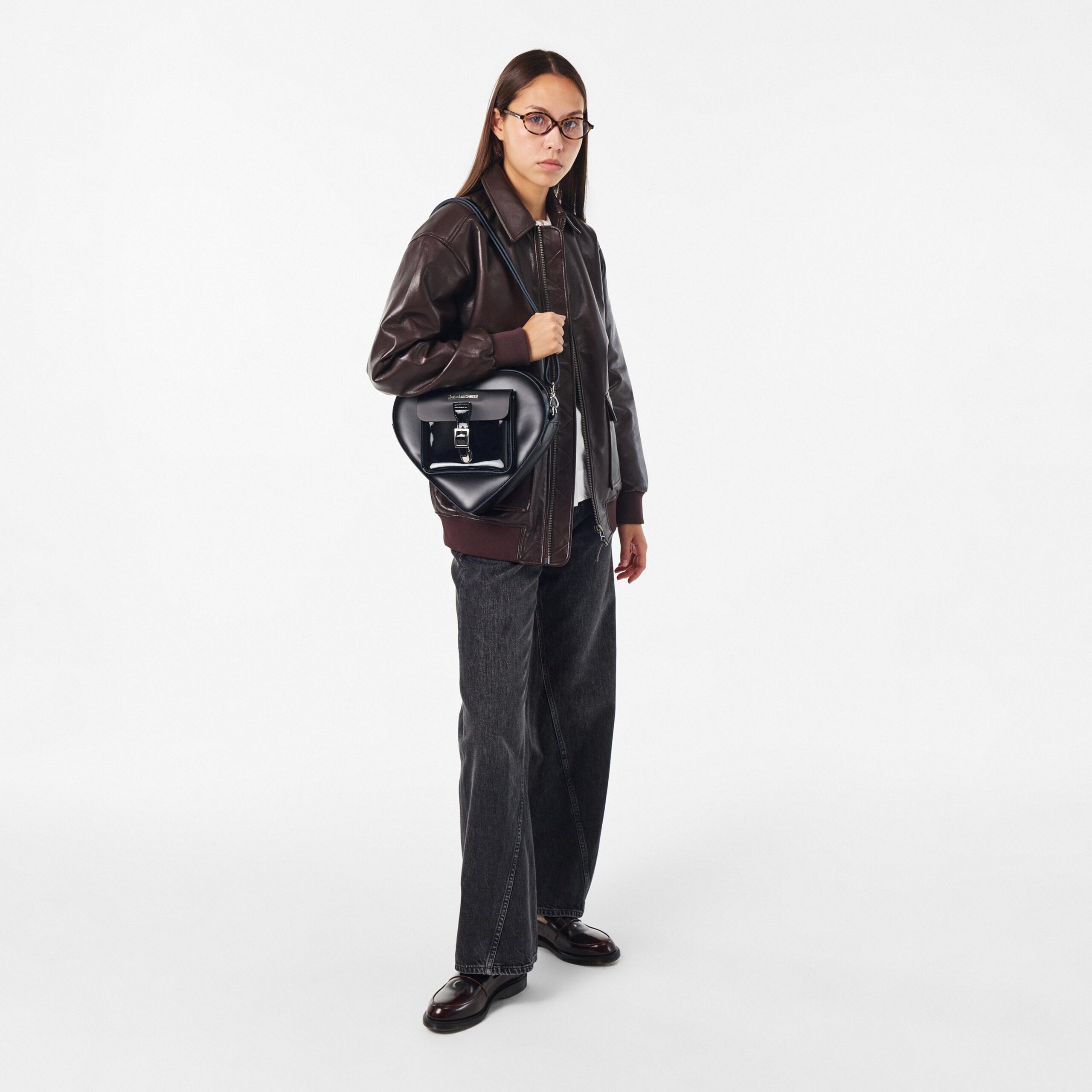 DR. MARTENS – HEART BACKPACK BLACK LEATHER AC807033