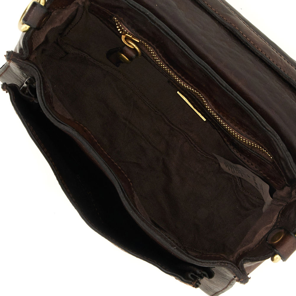 CAMPOMAGGI-AURORA CROSSBODY BAG BROWN