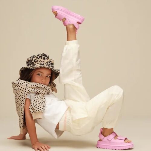 UGG-KIDS GOLDENGLOW SANDAL PINK DIAMOND 1152813K PKD