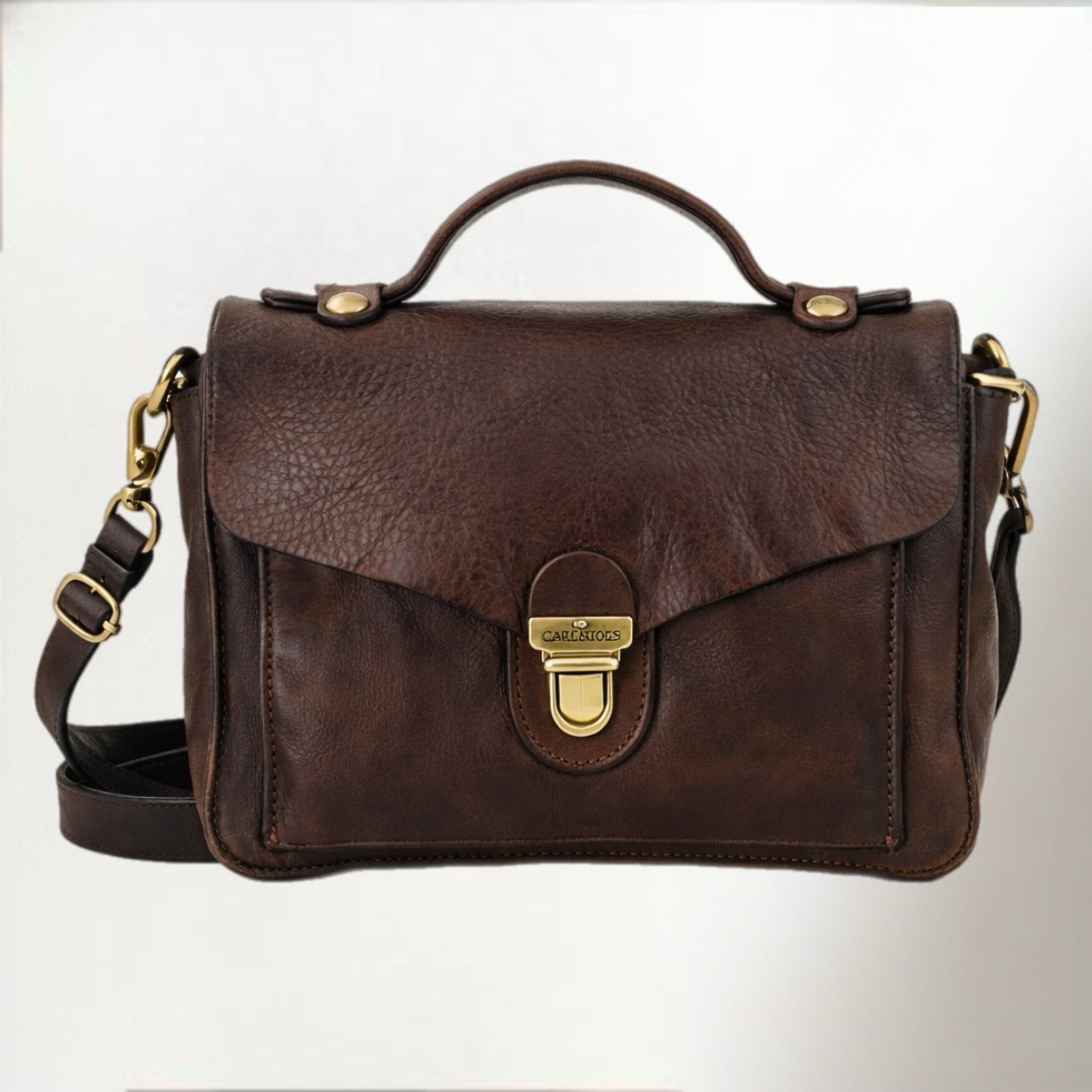 CAMPOMAGGI-AURORA CROSSBODY BAG BROWN