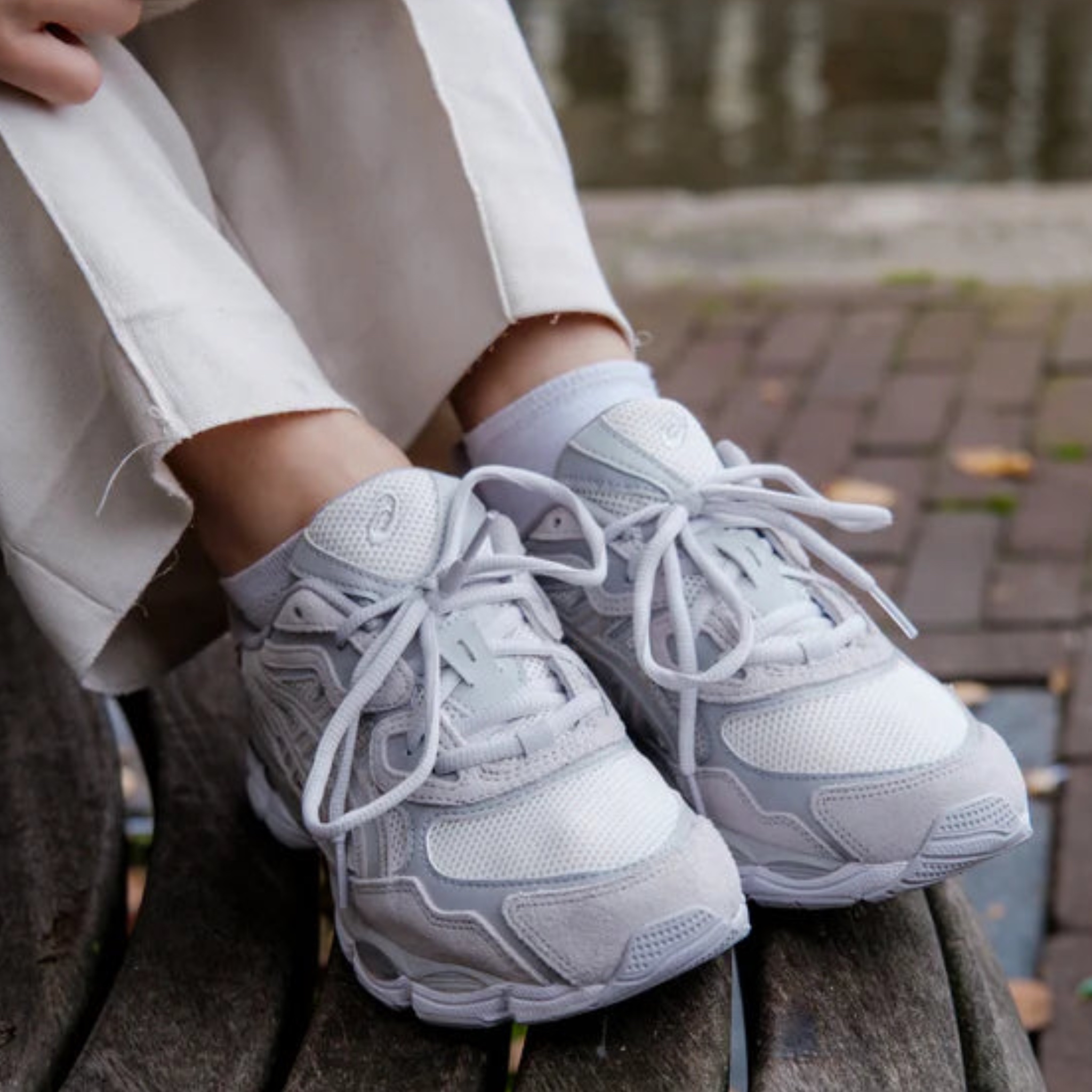 ASICS-GEL-NYC CREAM / CLOUD GREY