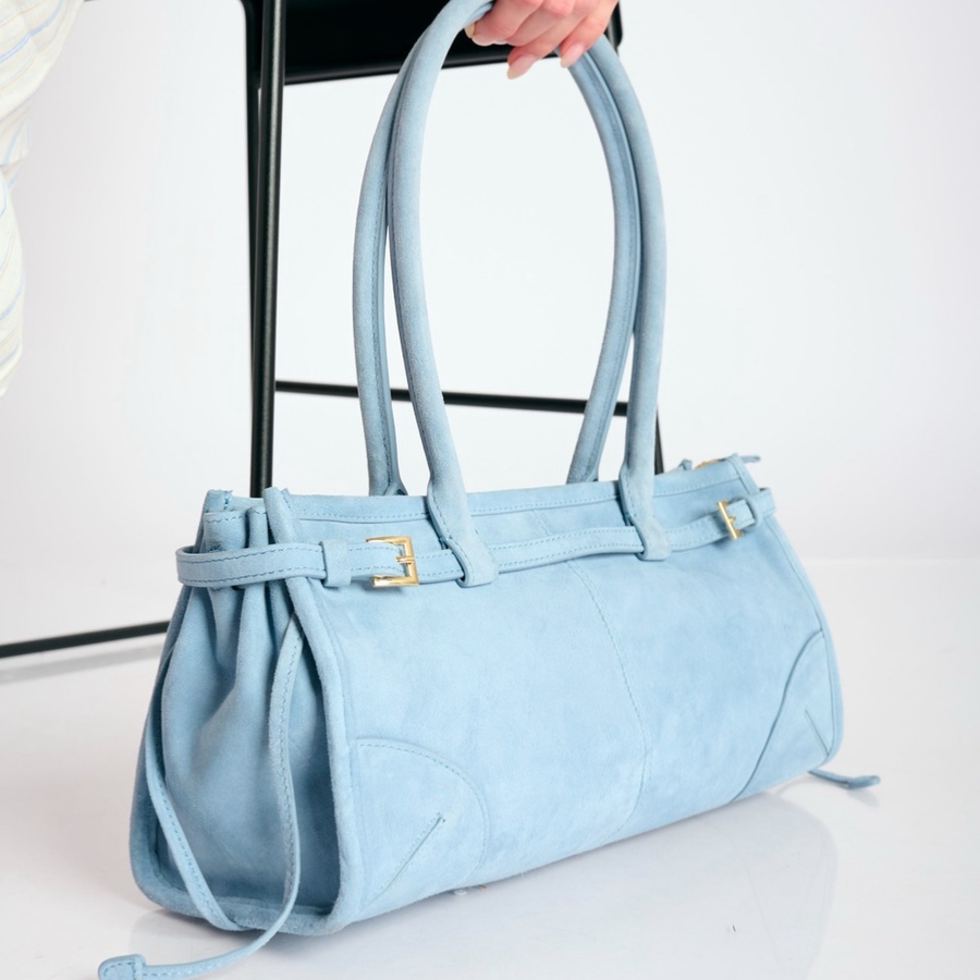 JEFFREY CAMPBELL-PESKY-F SHOULDER BAG LIGHT BLUE