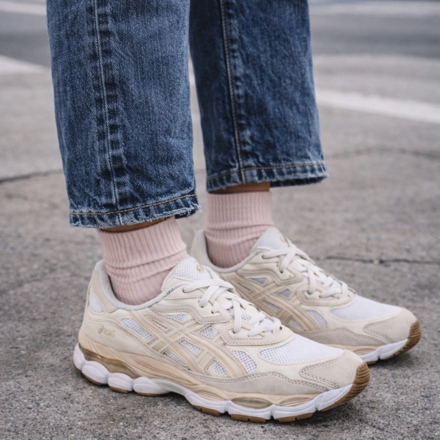 ASICS-GEL-NYC WHITE / FEATHER GREY
