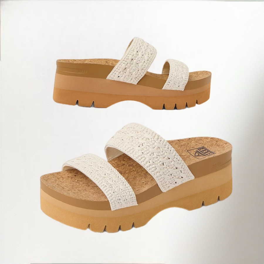 REEF – WOMEN'S CUSHION VISTA HIGHER SANDAL VINTAGE / TAN CJ8611