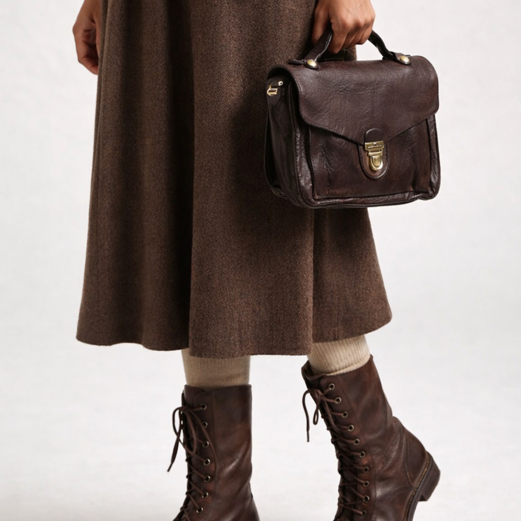 CAMPOMAGGI-AURORA CROSSBODY BAG BROWN