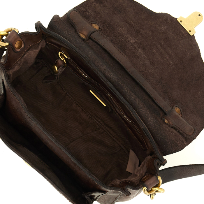 CAMPOMAGGI-AURORA CROSSBODY BAG BROWN