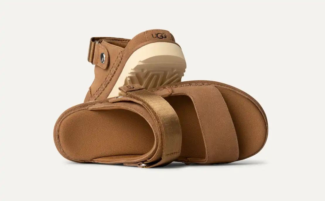 UGG-WOMEN'S GOLDENSTAR GLIDE CHESTNUT 1167399CHE