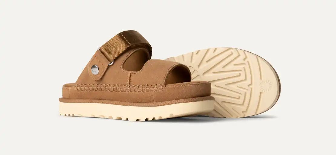 UGG-WOMEN'S GOLDENSTAR GLIDE CHESTNUT 1167399CHE