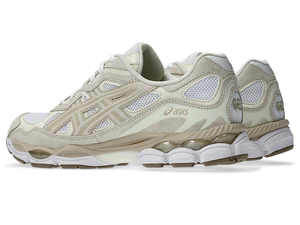 ASICS-GEL-NYC WHITE / FEATHER GREY