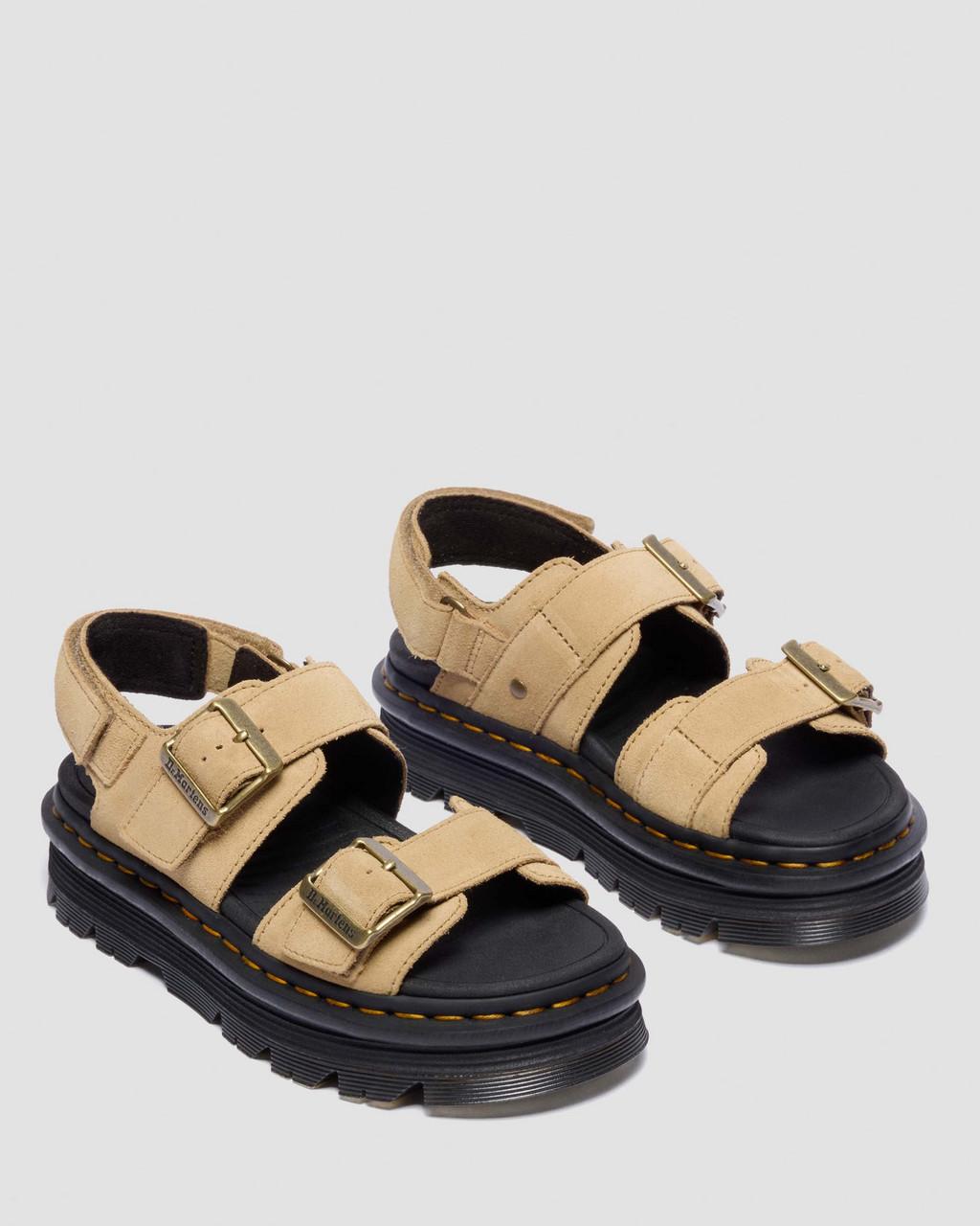 42689200_DR.MARTENS-ZEBZAG SUEDE SANDAL TAN EH SUEDE