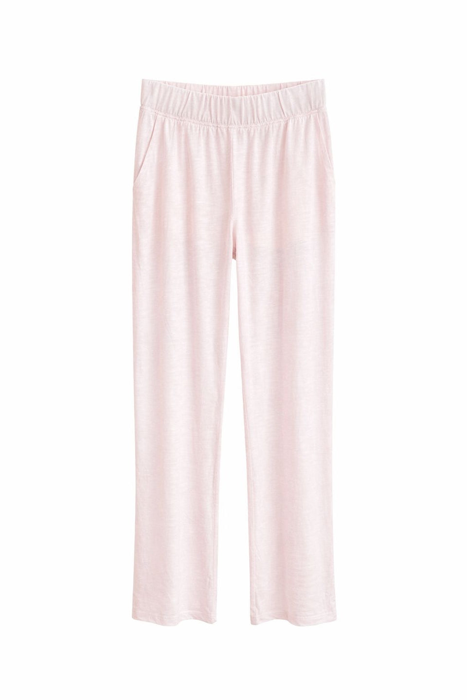 MAJESTIC FILATURES-PANTS LINEN ELASTANE EAU DE ROSE
