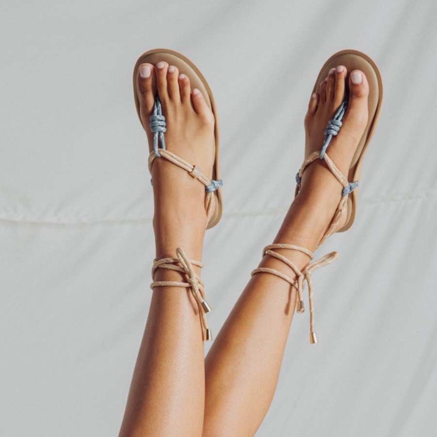 FLOWZE-FLÒ TWIN ROPES SANDAL ARGILLA TEAL