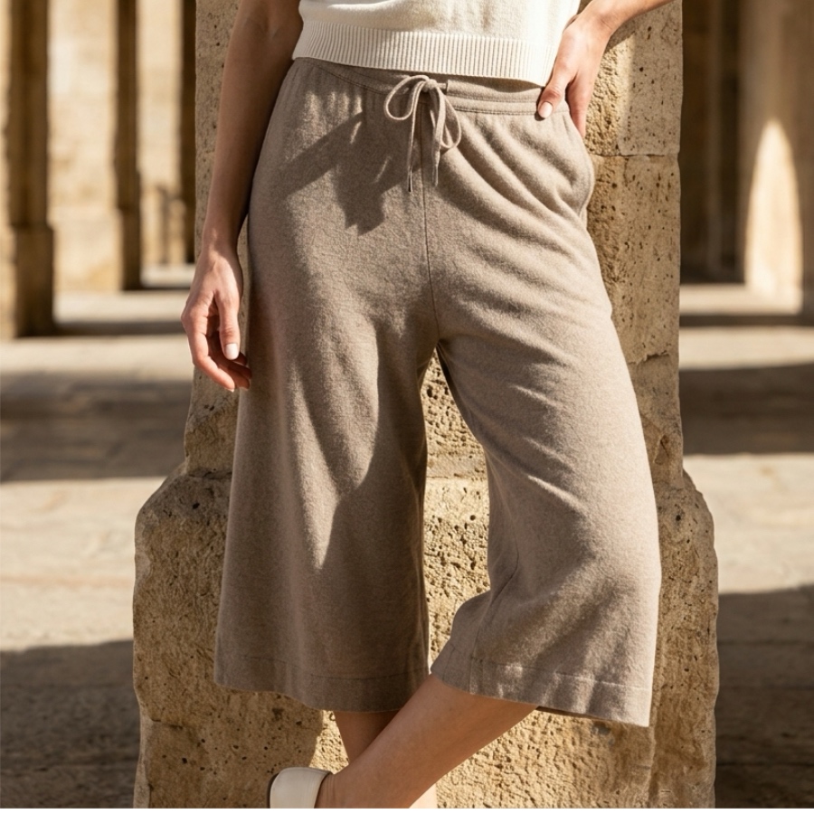 MAJESTIC FILATURES-LINEN BERMUDA COFFEE LATTE