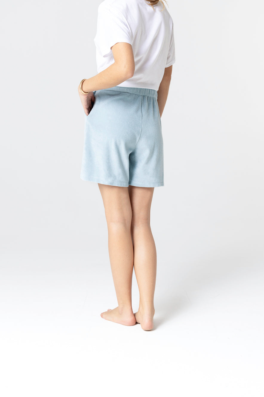 MAJESTIC FILATURES-BLUE CALANQUES SHORTS