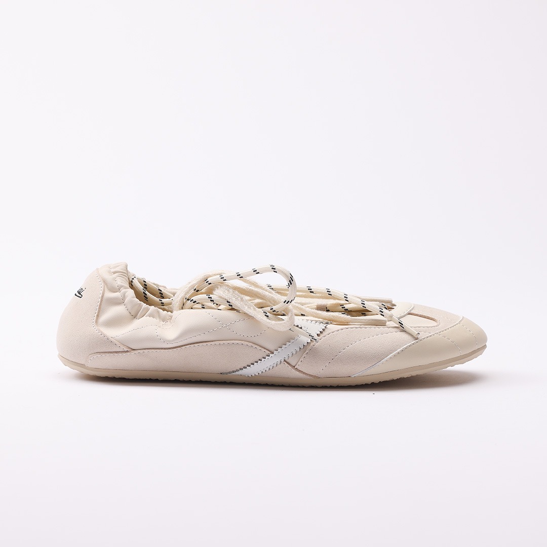 PURAAI-LIZARD LUNAR SILK SNEAKERS VANILLA PU802L-002