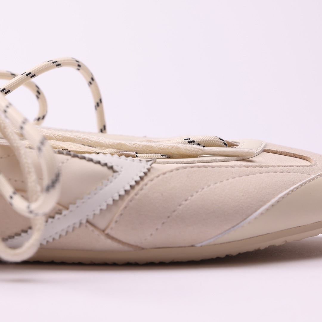 PURAAI-LIZARD LUNAR SILK SNEAKERS VANILLA PU802L-002
