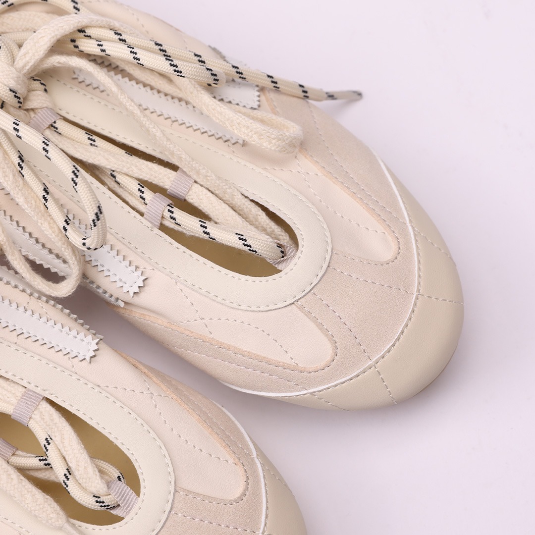 PURAAI-LIZARD LUNAR SILK SNEAKERS VANILLA PU802L-002
