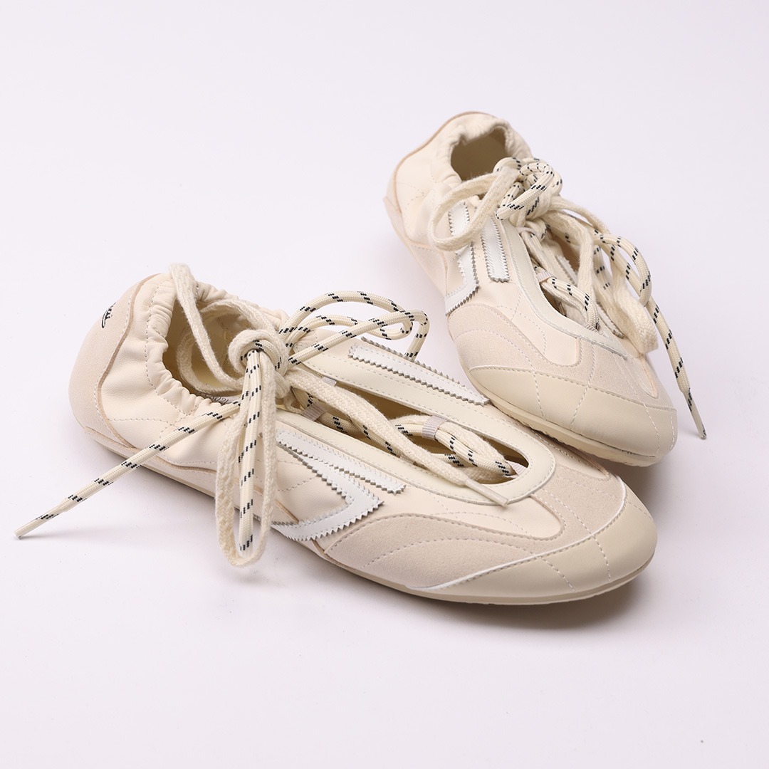 PURAAI-LIZARD LUNAR SILK SNEAKERS VANILLA PU802L-002