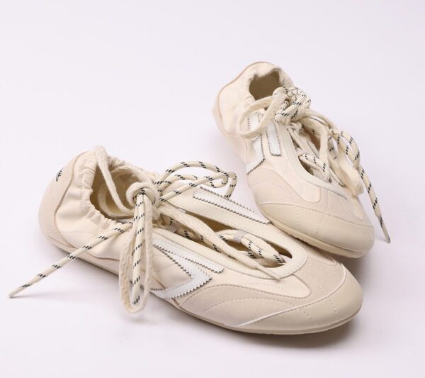 PURAAI-LIZARD LUNAR SILK SNEAKERS VANILLA PU802L-002