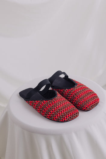 FLOWZE-FLÒ ROPES MULE RED BROWN