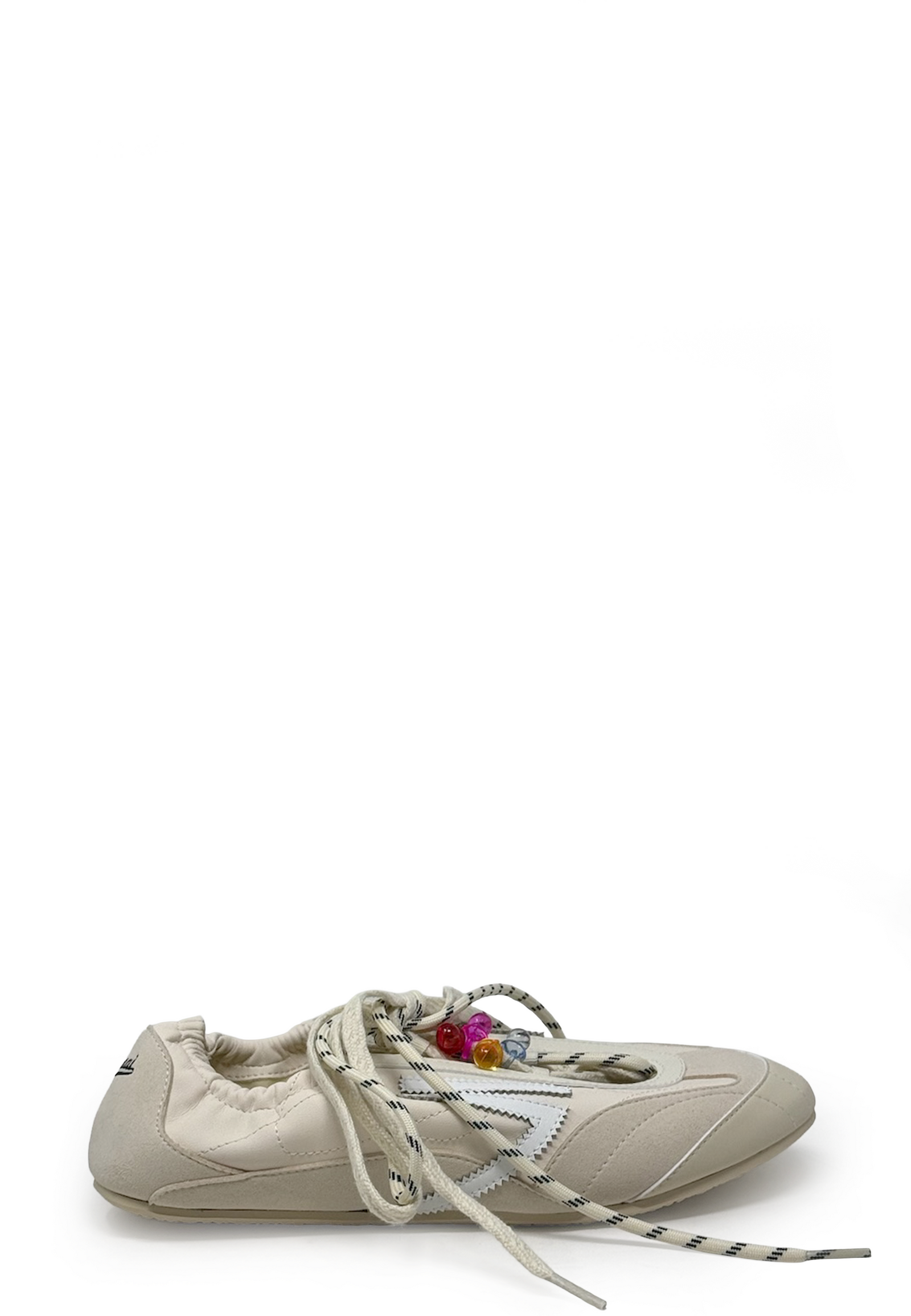 PURAAI-LIZARD LUNAR SILK SNEAKERS VANILLA PU802L-002