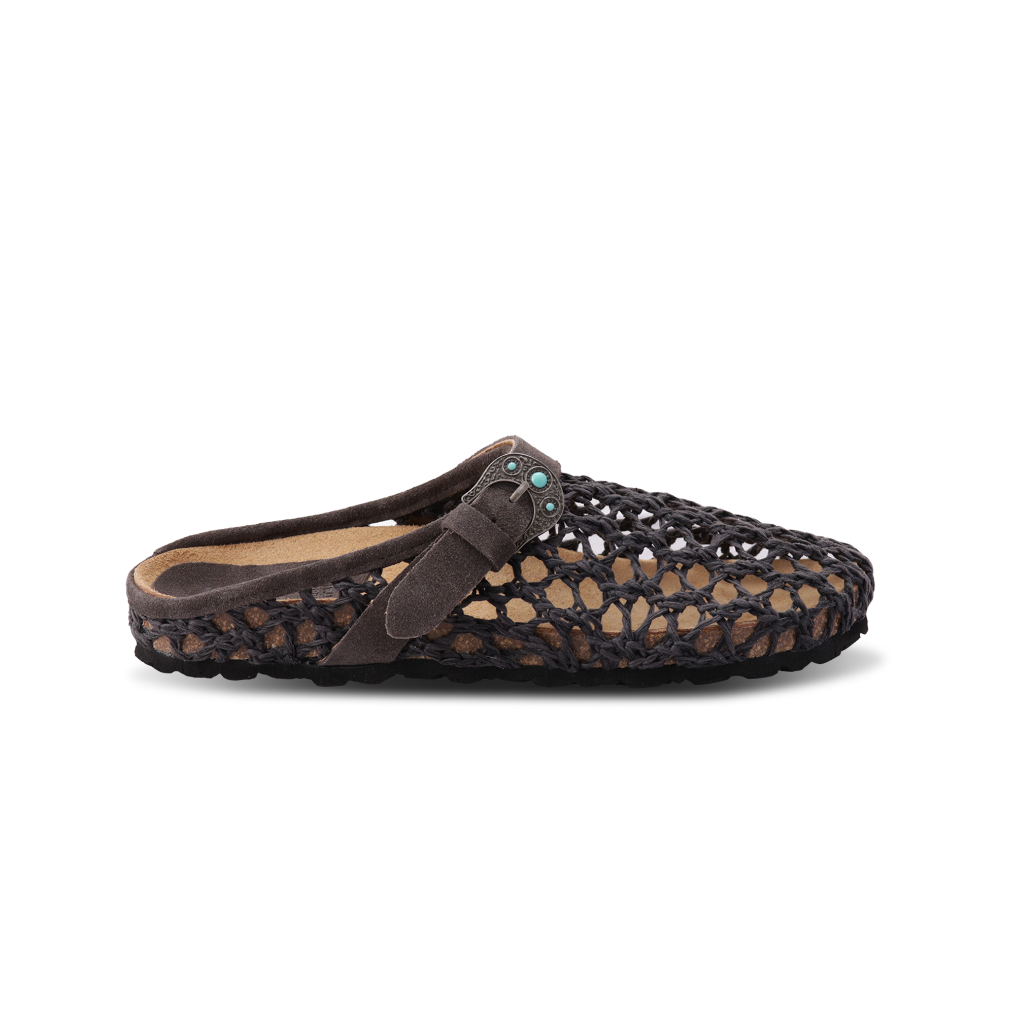 TAJI-DARK BROWN BRAIDED THAIS