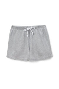 PERFECT WHITE TEE-LAYLA SHORT HEATHER GREY