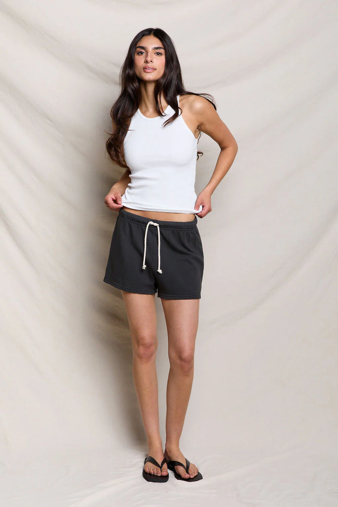 PERFECT WHITE TEE-LAYLA SHORT VINTAGE BLACK