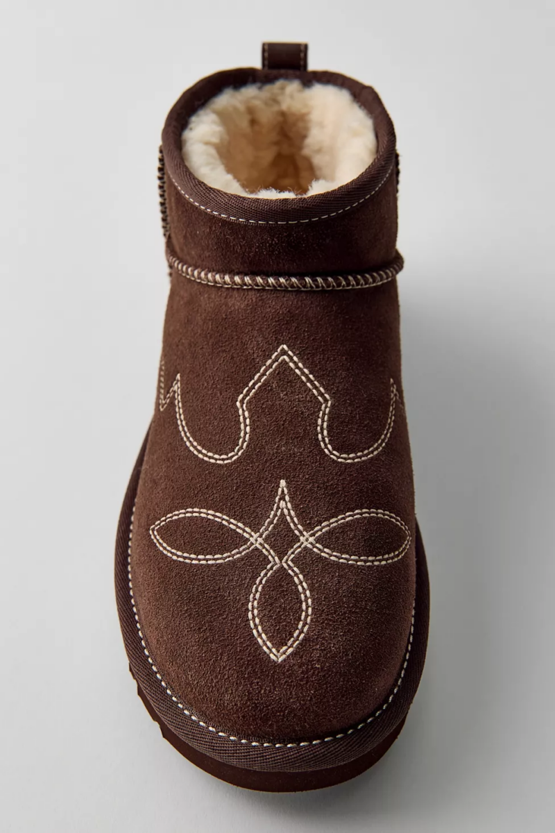 UGG-CLASSIC ULTRA MINI WESTERN BURNT CEDAR 1180628-BCDR