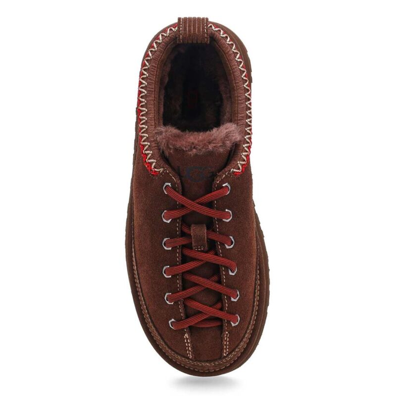 UGG-HERITAGE LACE-UP SLIPPER BURNT CEDAR