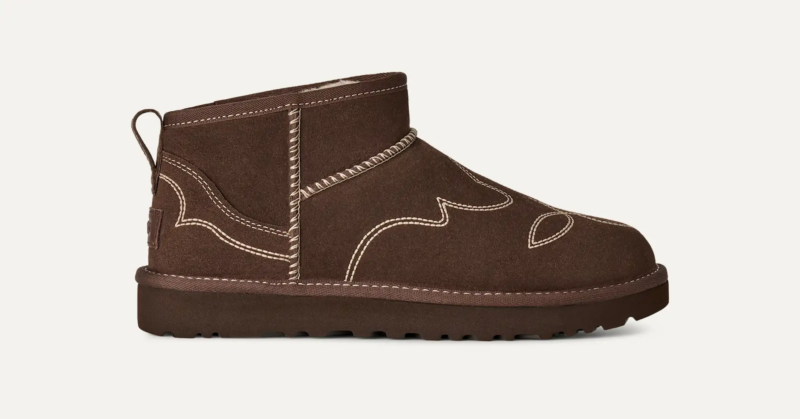 UGG-CLASSIC ULTRA MINI WESTERN BURNT CEDAR 1180628-BCDR